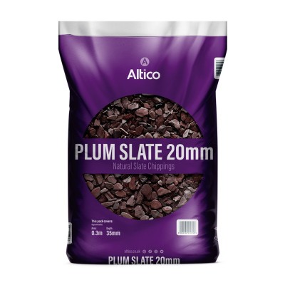 Plum Slate 20mm 25kg Bag (approx)